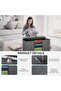 6 Pack Large Capacity Storage Bags, 90L Foldable Clothing Storage Bags Organizer with Rein - 5