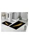 Digital Printed Non-Slip Base Set of 2 Bath Mats Non-Slip Base Toilet Set