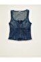 AE Zip-Up Denim Vest - 3