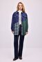 Plaid Piecewise Shirt - 6