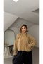 Bat Sleeve Stand Collar Bomber Jacket - 6