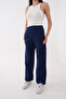 Wide-Leg Three-Yarn Pants - 7