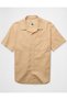 AE Linen-Blend Short-Sleeve Button-Up Shirt - 3
