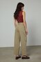 Gabardine Pants with Belt Detail - 4