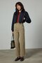Gabardine Pants with Belt Detail