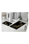 Digital Printed Non-Slip Base Set of 2 Bath Mats Non-Slip Base Toilet Set
