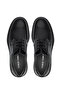 Men's Genuine Leather Black Casual Shoes - 5