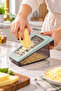L-00669 Stainless Steel Grater with Prism Chamber Mint Green – Wide Chamber Cheese, Cheddar, and Vegetable Grater - 2