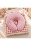 Baby Girl 2-Sided Patterned Baby Blanket with Neck Pillow - 2