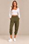 High waist pocket jogger pants