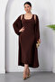 Cardigan Dress Double Set Dks1467