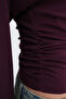 Kayık Neckline Gathered Blouse B07037 - 3