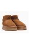 26K430-5 Genuine Suede Leather High-Sole Premium Ug Boots with Wool Inside - 3