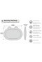 Pet Food and Water Bowl Mat & Pad - 2