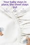 Little Sailor 100% Organic Cotton Satin Baby Fitted Sheet 70 X 140 cm - 8