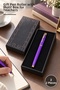 2 Purple Metal Roller Pens – Boxed with Motifs, Gift for Teachers, Metal Pen Roller