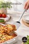 4 Pieces Metal Serving Spatulas – Stainless Steel, Polished Chrome Finish, 27 Cm, Food and Cake Serving, Spatula Server