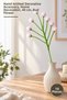 10 Pieces of Hand-Knitted Decorative Bud Flower – Hand-Knitted Ornament Accessory, Home Decor, 40 Cm, Bud Flower
