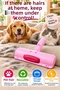 Pink Reusable Lint Roller with Container for Cat and Dog Hair, Sofa Cleaning Tool - 8