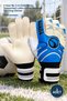 3 Goalkeeper Gloves – Size S No. 5-6 Kids' Latex Palm Football Training Gloves with Wrist Support