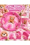 Pink Teddy Bear Birthday Party Set for 8 and 16 People, Plate, Cup, Fork Set, Girl's Party Decoration for 8 and 16 People |   Plate, Cup, Fork Set |   Birthday Table Decoration - 5