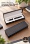 2 Promotional Pencil Cases – Gift Box Pen Case, Anthracite Color, Suitable for Sponge Printing 16X5 cm