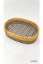 Wooden Patterned Soap Dish, for Bathroom and Sink - 7