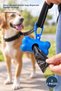 3 Pieces Pet Poop Bag Carrying Bag - Bone Shaped Hook Plastic Bag Dispenser Bag Holder Dog Walking Pet Bag Holder