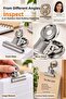 Stainless Steel Paper Clip 4 cm Bulldog Art Clipboard Note Bill Document Organizer Office Hanging Clip 723742 - 8
