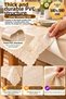Cream 140X180 cm Lace Look Pvc Tablecloth Liquid Proof Wipeable Kitchen Table Cover Luxury - 5