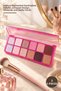 3 Pieces of 12-Piece Pearlescent and Matte Eyeshadow Palette – Intensely Pigmented Eye Palette, Compact Design, and Matte Finish, Eyeshadow Palette