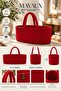 Lavin Wicker Decorative Rope Basket – Multi-Purpose Organizer Basket with Handles and Woven Design - 5