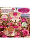 Famous Isparta Turkish Coffee with Roses 100Gr Medium Roasted Premium Turkish Coffee with Roses
