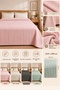 100% Cotton Pique Single Patterned Bedspread Young Room Luxury Pique Premium Special Ecru - 4