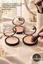 2-Piece Matte Powder Set – Compact Skin-Fixing Powder, Powder with Mirror Cover, Multi-Tone, Compact Powder