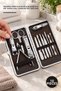 10 Piece Ocean Manicure Set – Manicure and Pedicure Set with Stainless Steel Box, Home Care, Manicure Kit, Nail Care