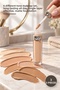 3-Piece Matte Finish Foundation Set – Makeup Set with 6 Different Shades, Long-Lasting All Day, Single Layer Effect, Matte Foundation