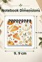 Autumn Dry Leaf Patterned Notepad Set - 3
