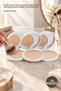 10-Piece Professional Matte Powder Set – Three-Tone High Coverage, Matte Finish Skin Powder, Setting Compact Powder, Compact Powder, Porcelain Look