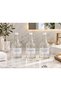 3-Piece Liquid Detergent Bottle Set 1000 ml Glass Bottle Softener Detergent Storage Bottle - 2