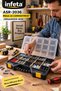 20 Compartment Organizer Box with Transparent Lid, Lockable Multi-Purpose Organizer Box - 4