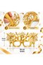 2027 New Year Glasses – New Year Party and Celebration Accessory - Gold - 2