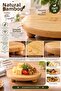 11X11 cm Bamboo Presentation Plate with Stand, Natural Wood Look Mini Serving Stand - 5