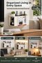 25X15X6 cm Plastic Modem Storage Box Wall Mounted Wifi Router and Cable Organizer - 2
