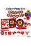 Spider Spider Birthday Decoration Set for 8 People Plate Cup Napkin Balloon Banner Tablecloth - 3