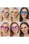 Square Shaped Party Glasses Set of 1239 – 6 Colors (Without Glass)