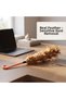 100% Natural Real Feather Dusting Brush - Original Anti-Static Dust Collector - Long Handle Anti-Scratch 60 cm