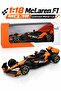 1:18 Mclaren F1 Mcl38 Licensed Metal Formula Racing Car
