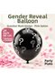Pink Confetti Gender Reveal Balloon 24 Inch 60 cm Question Mark Baby Shower