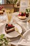 Gold 13 cm Set of 6 Stainless Steel Dessert Forks Pastry Cake Fruit Serving Forks - 4